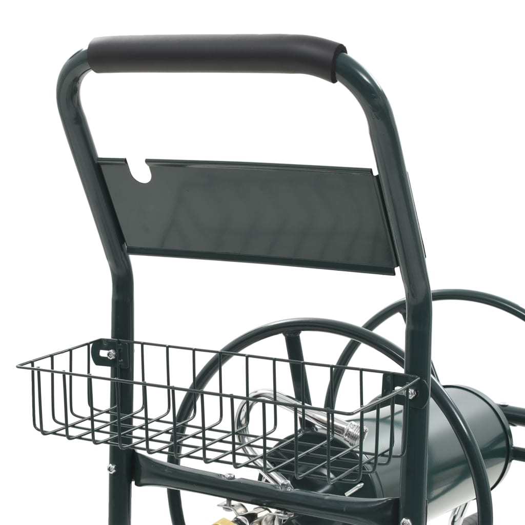 Garden Hose Trolley with 1/2" Hose Connector 246.1' Steel Doba